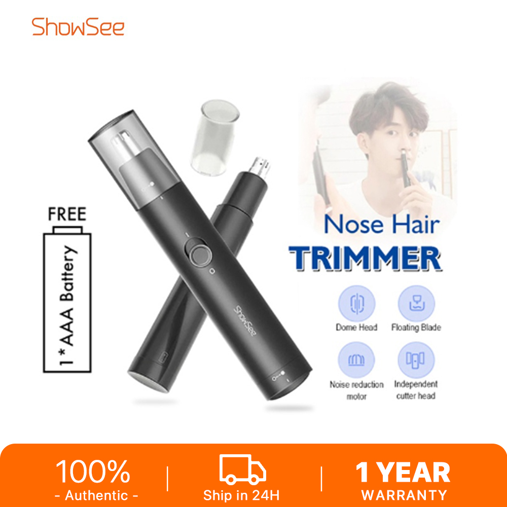 ShowSee C1 Electric Nose Hair Trimmer for Men Portable Shaving Beard