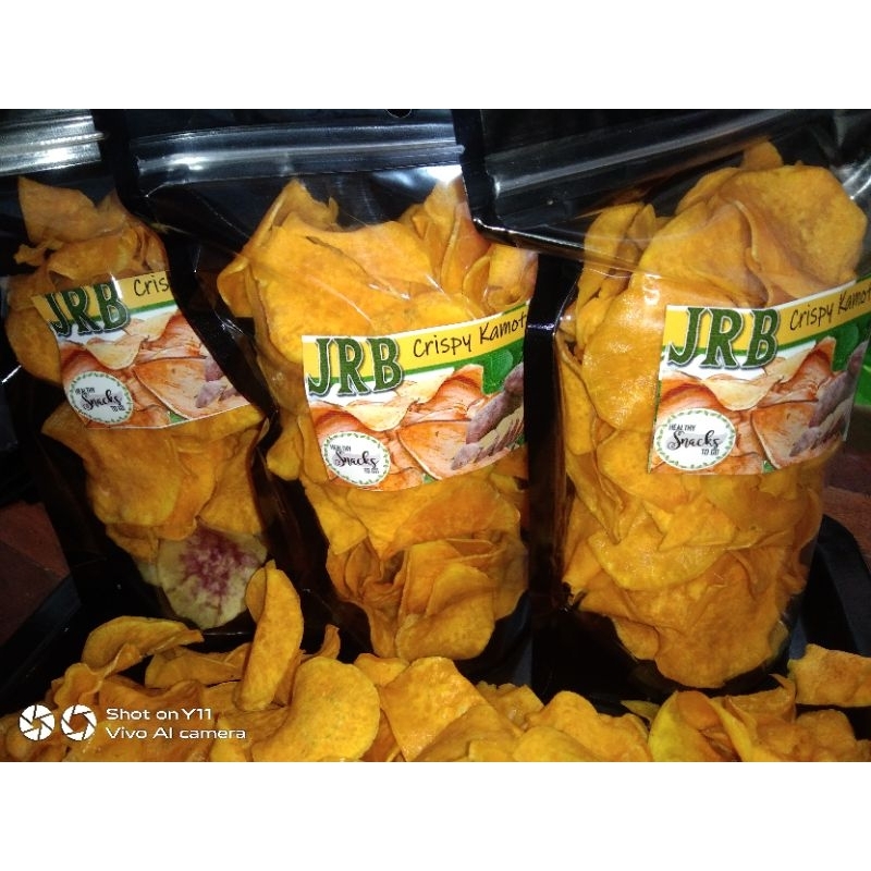 CRUNCHY KAMOTE CHIPS/SPICY SOURCREAM/100grams/ HEALTHY SNACKS/ LOW FATS