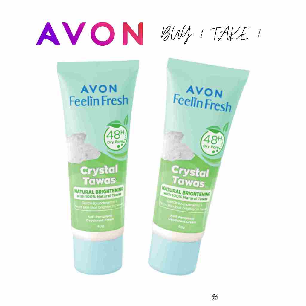 Healthclub Essentials Avon Feelin Fresh Quelch Whitening Crystal Tawas