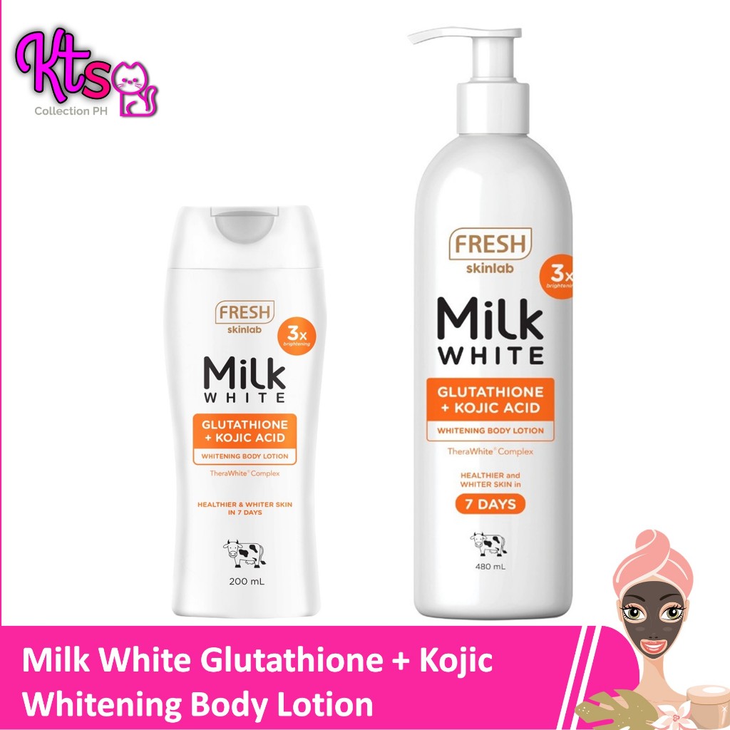 FRESH Skinlab Milk White Glutathione + Kojic Whitening Body Lotion