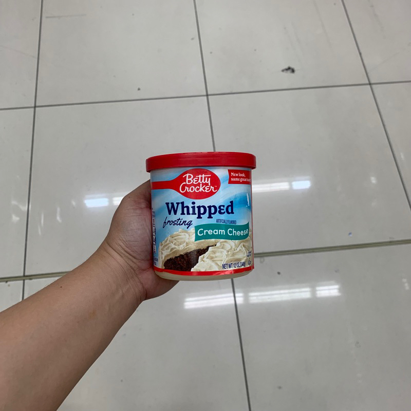BETTY CROCKER WHIPPED FROSTING CREAM CHEESE 340g Shopee Philippines