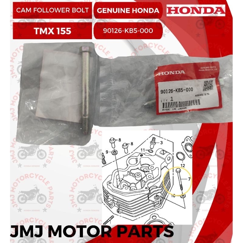 TMX 155 Cam Follower Bolt Pointed Genuine Honda Shopee Philippines