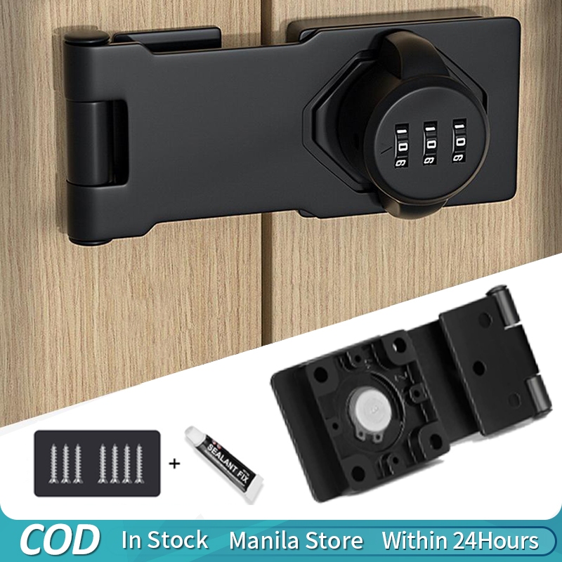 Household Cabinet Password Locks Keyless 3-Digit Password Combination ...