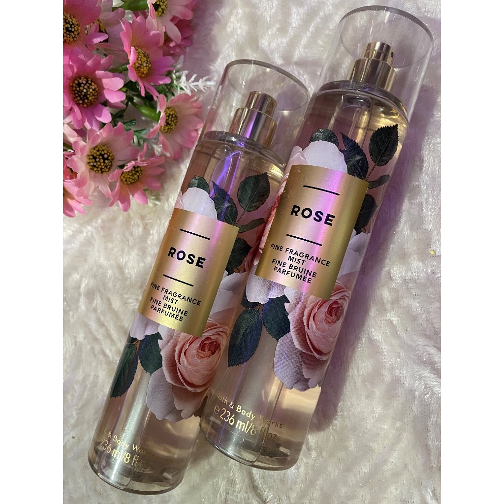 Bath & Body Works, Rose Fragrance Mist 236ml Shopee Philippines