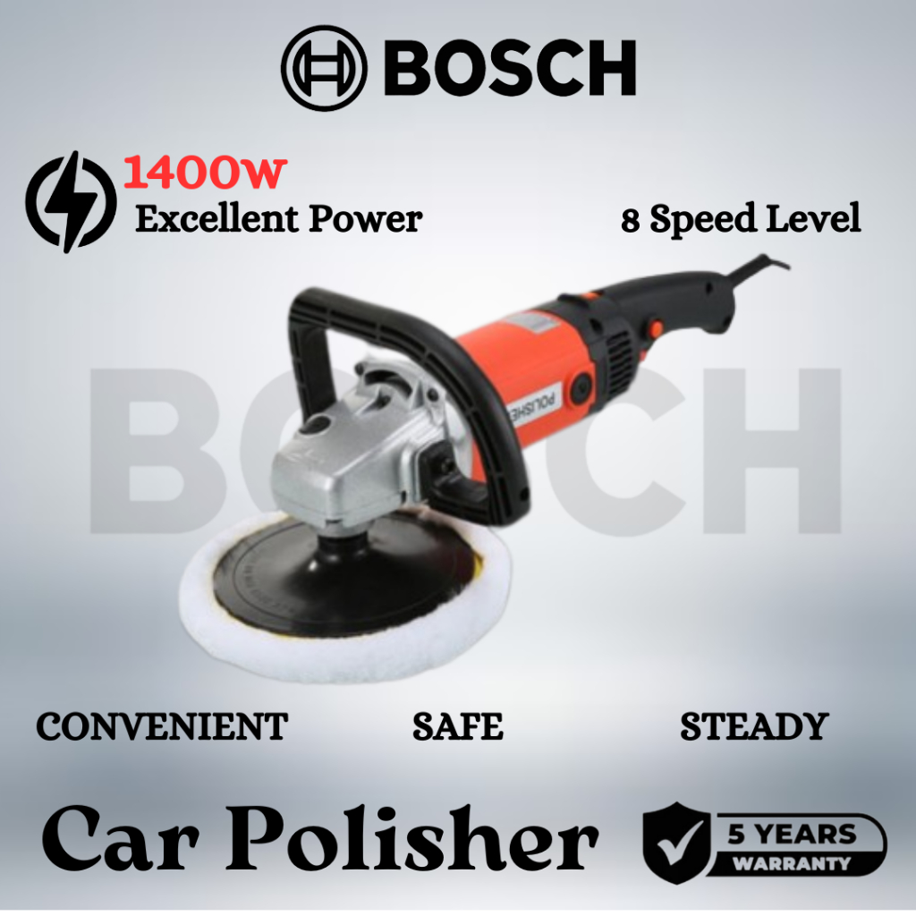 Bosch Car Polisher 1400W Buffing Machine Auto Polishing Machine Heavy