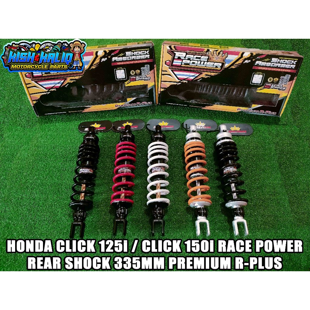 RACE POWER HONDA CLICK 125i / CLICK 150i REAR SHOCK 335MM PREMIUM R ...