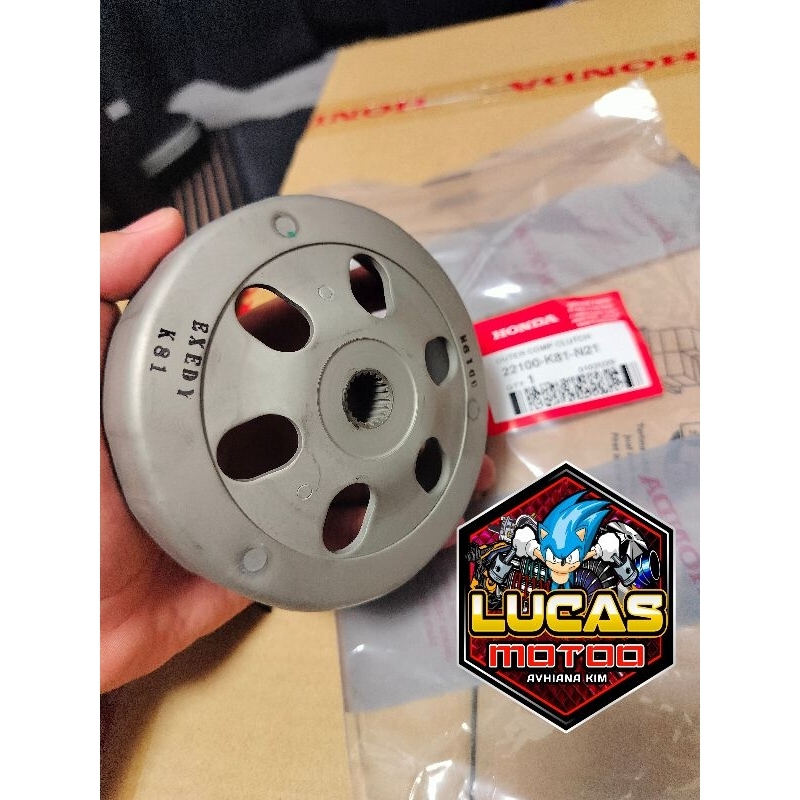 clutch bell ( outer comp. clutch ) beat fi v1 v2 zoomer x orig honda