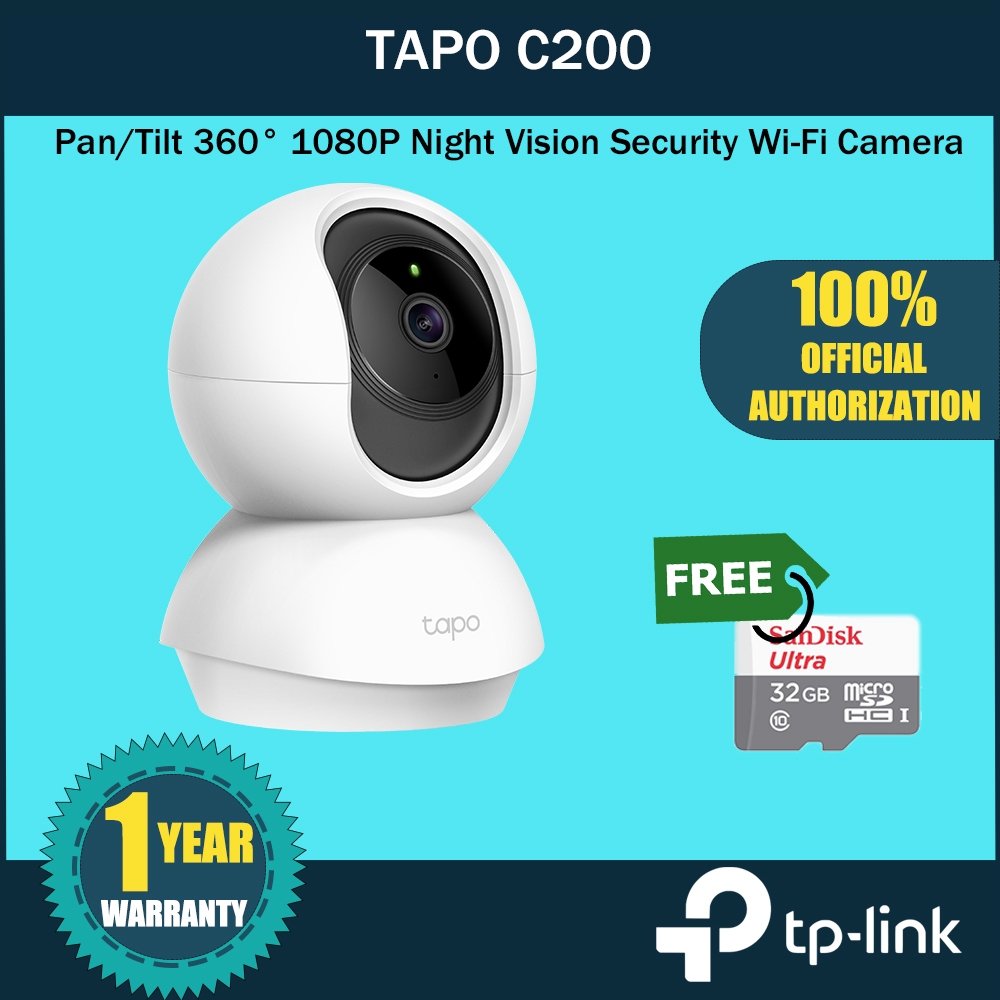 TPLink Tapo Pan/Tilt 360° 1080P Home Security Camera,Motion Detection