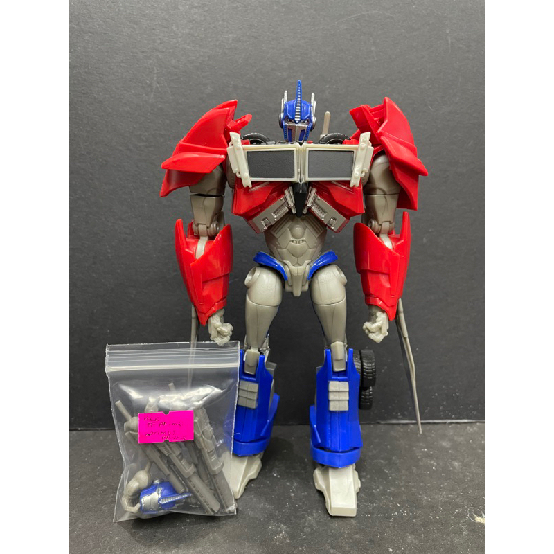 Transformers Prime Red Optimus Prime Arcee Megatron Knock Out