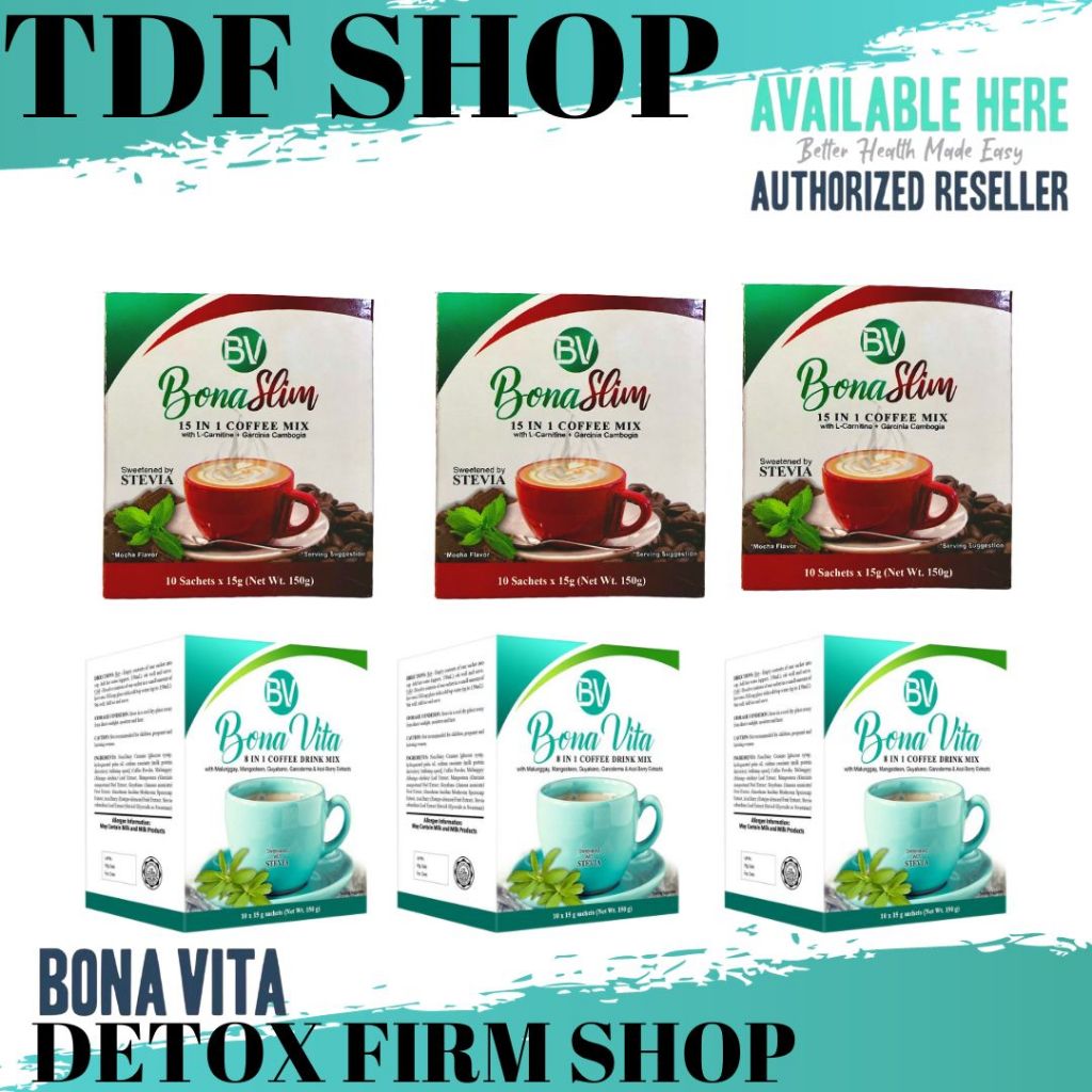 3 Box Bonavita Slim and 3 Box Bonavita Coffee Package Shopee Philippines