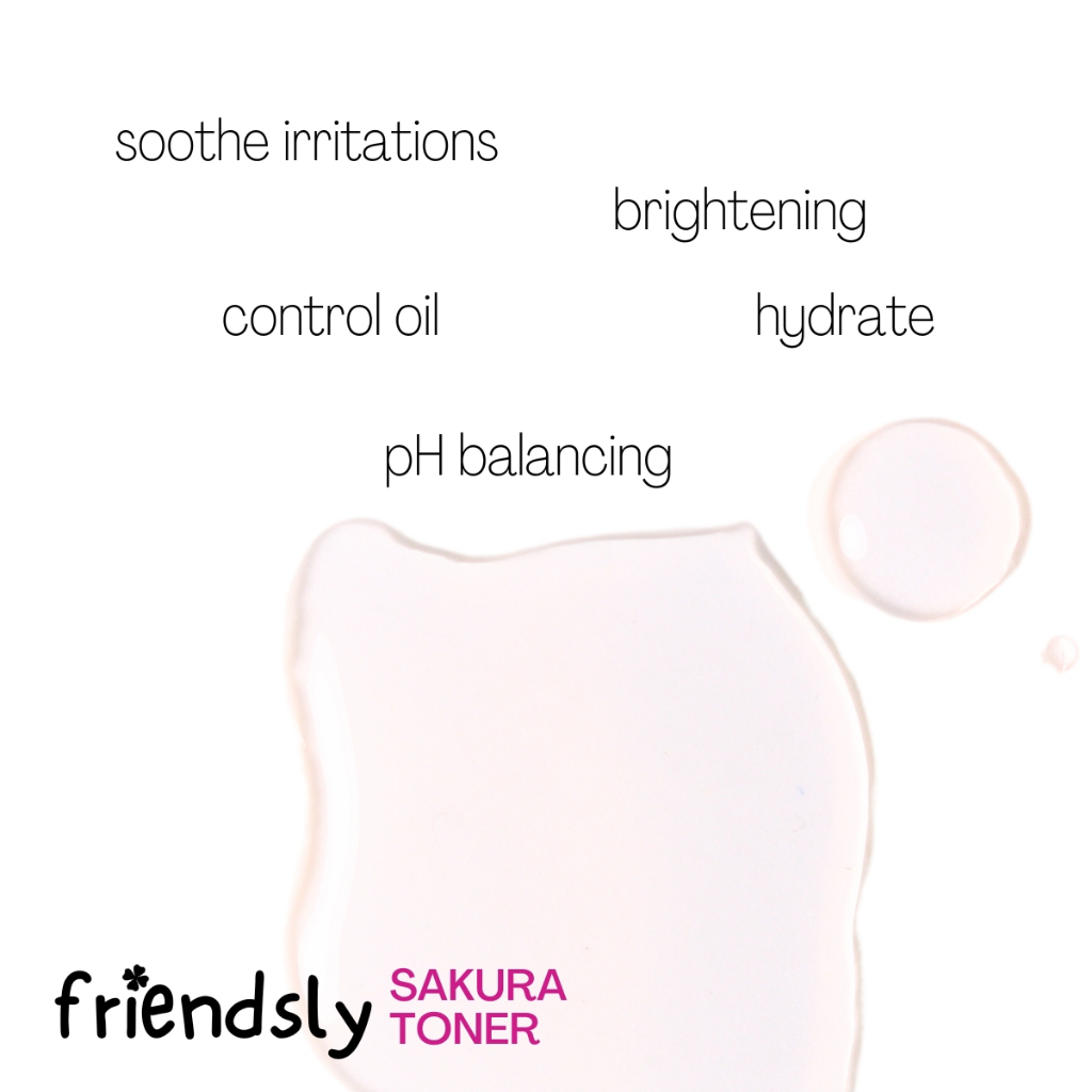 Sakura Toner | Friendsly soothing hydrating balancing | Shopee Philippines