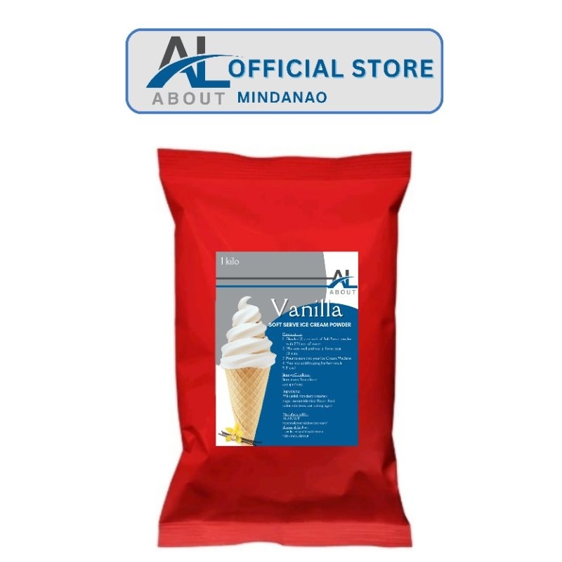 VANILLA SOFTSERVE ICE CREAM POWDER (ALABOUT) Shopee Philippines