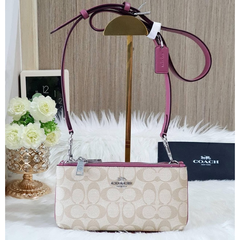 AUTHENTIC COACH DOUBLE ZIP CROSSBODY BAG Shopee Philippines