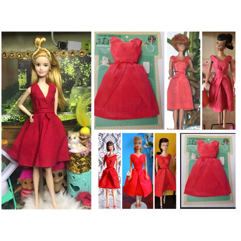19621963 vintage MIMIC american girl doll fashion pak barbie belle