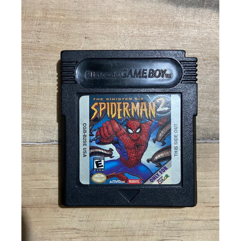 Spiderman 2 The Sinister Six Gameboy Color (Bootleg Only) | Shopee ...