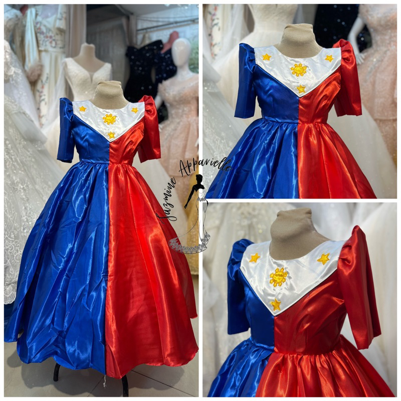 UNITED COSTUME FOR KIDS PHILIPPINE FLAG INSPIRED FREE SASH WITH COUNTRY FLAG