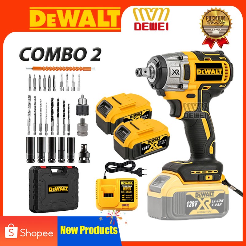1 2 inch Cordless Impact Wrench Li ion Battery with Tool Box Cordless Impact Driver