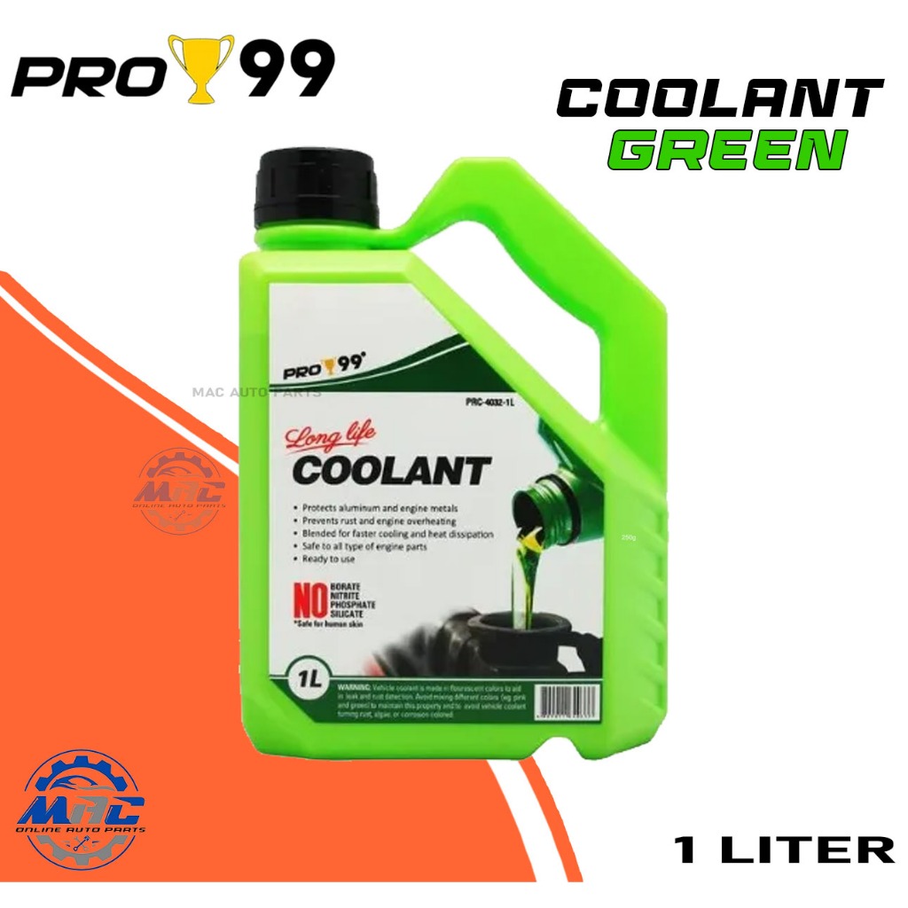 PRO99 LONG LIFE Radiator COOLANT GREEN 1 Liter Shopee Philippines