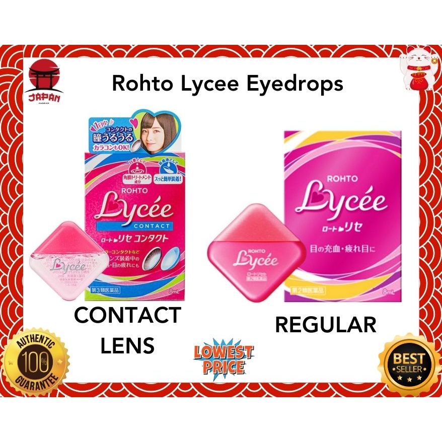 Rohto Lycee Eyedrops Contact lens, Normal types, Direct from Japan
