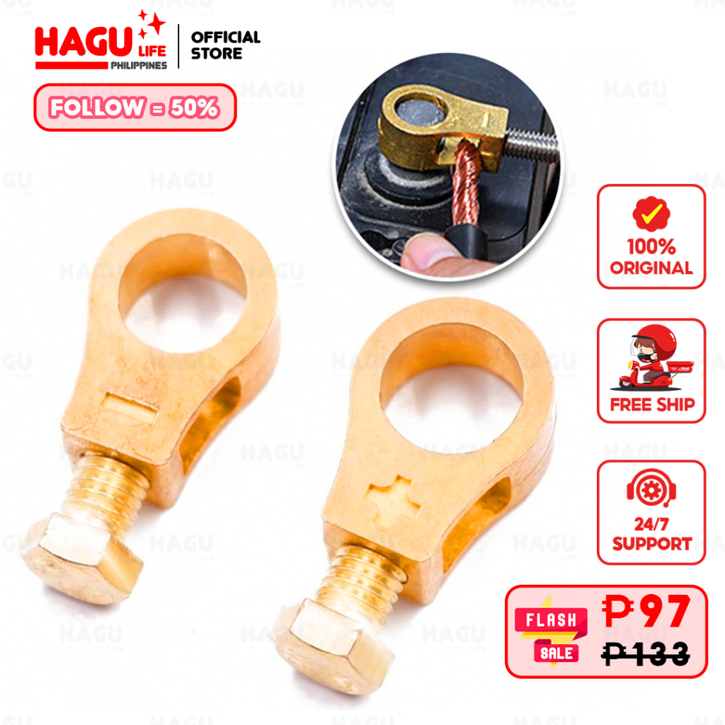 Car Battery Terminal Wire Cable Clamp Top Quick Post Terminal Positive