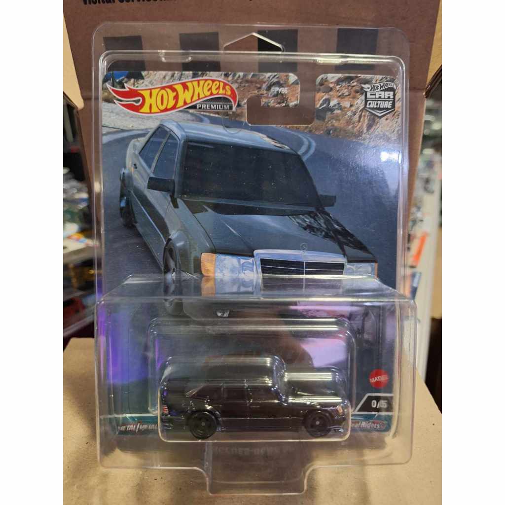 Voiture Hot Wheels 1:64 Culture - Mercedes 500 E Noir - Édition Chase Canyon Warriors - Rare