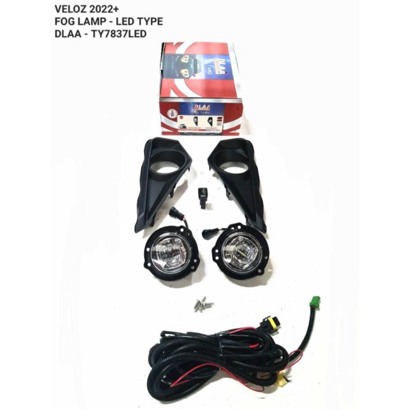 DLAA Foglight Assembly Foglamp Assembly for Toyota Veloz 2022 Up TY7837 ...