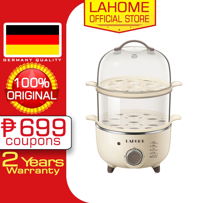 LAHOME Electric Egg Cooker Food & Vegetable Steamer Electric Egg Maker