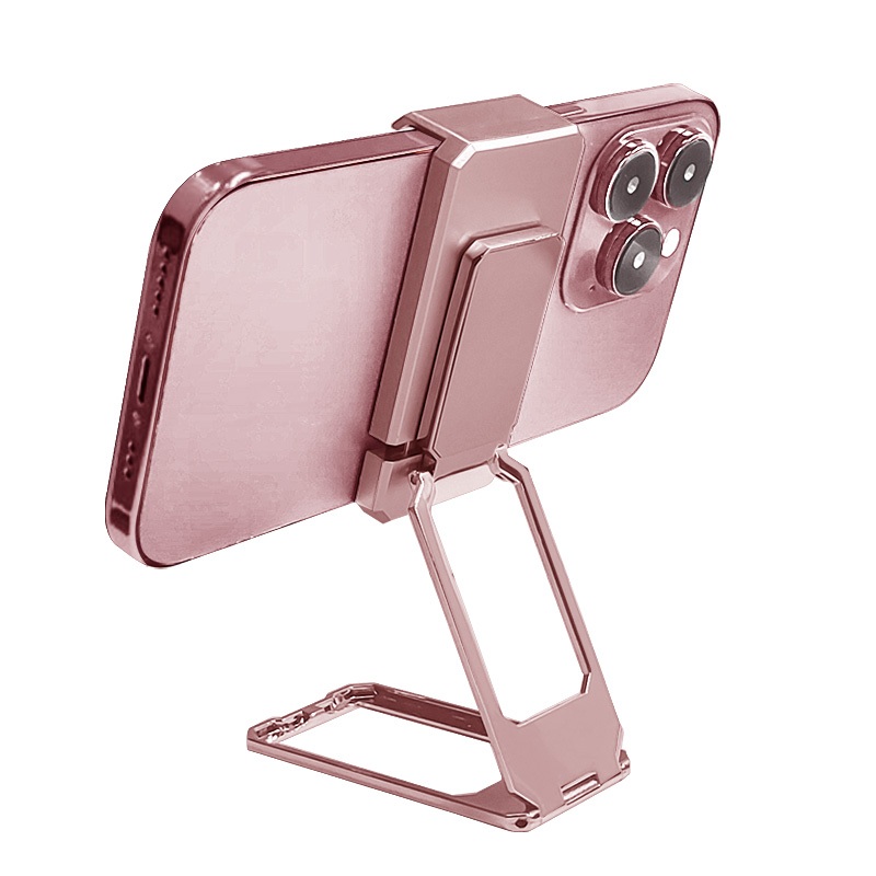 Back Clamp Phone Stand 360°Rotating Holder stand Folding Metal