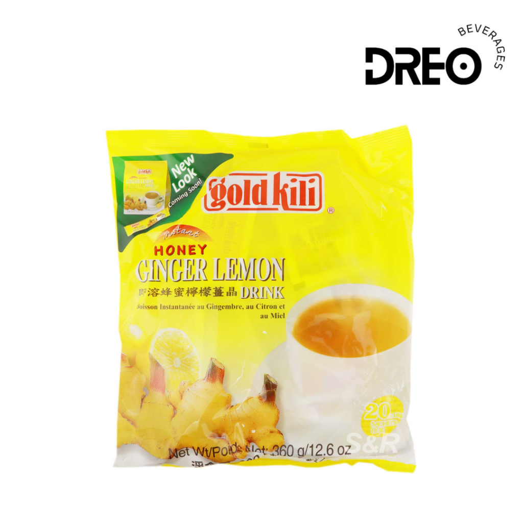 Gold Kili Instant Honey Ginger Lemon Drink 20 sachet sticks Shopee