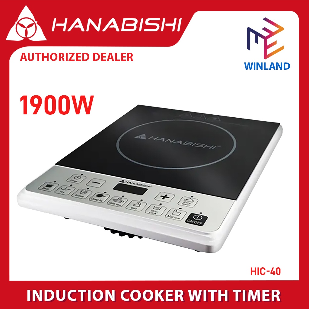 Hanabishi by Winland 8Cooking Functions Induction Cooker with timer