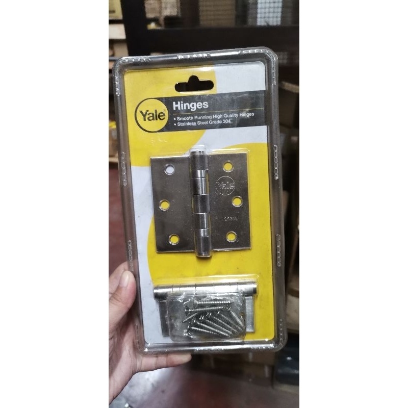 Yale Heavy Duty Ball Bearing Hinges 2BBSSSD 3"x3" Stainless Finish