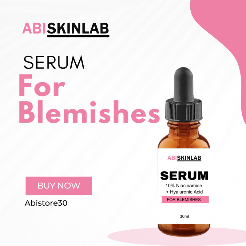 Abi Skin Lab 10 Niacinamide with Hyaluronic Acid Serum for blemishes