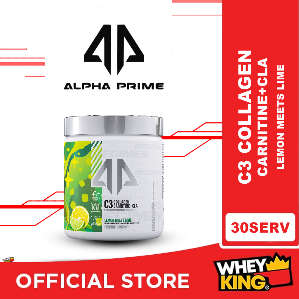Alpha Prime C3 Collagen Carnitine+CLA (LEMON MEETS LIME) Shopee