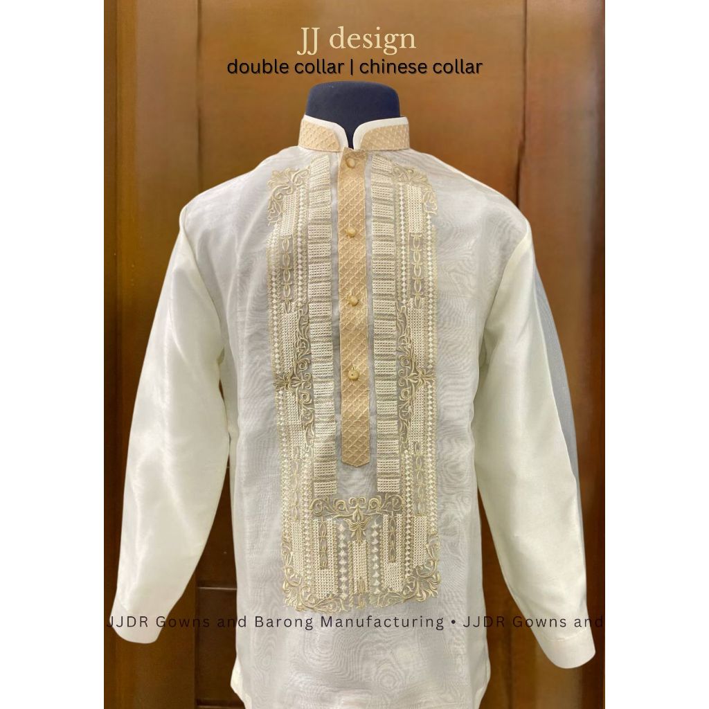 JJDR's DOUBLE COLLAR BARONG TAGALOG Shopee Philippines