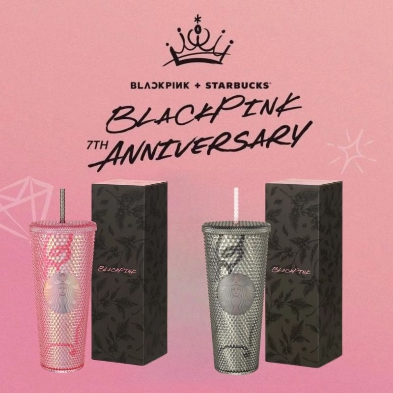 STARBUCKS+BLACKPINK 24OZ TUMBLER LIMITED EDITION CHRISTMAS GIFT