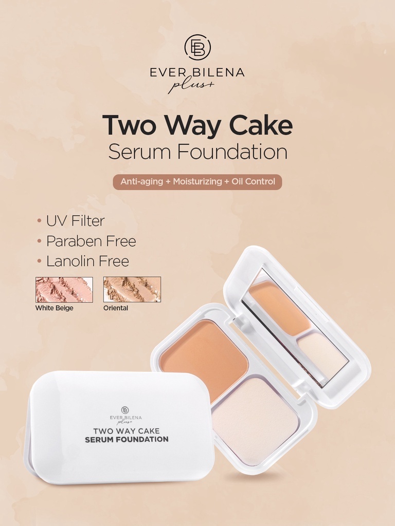 EB Plus Two Way Cake Serum Foundation (Ever Bilena) | Shopee Philippines