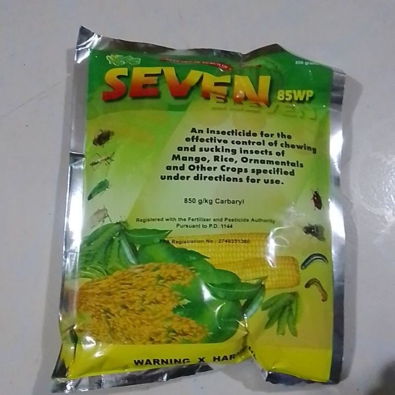 SEVEN ELEVEN 85 WP CARBARYL INSECTICIDE (250 GRAMS )BY ICTC | Shopee ...