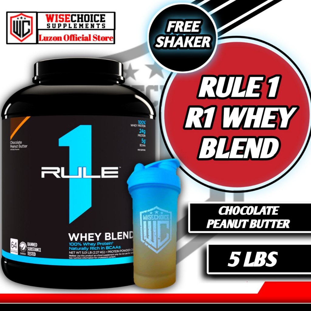RULE 1 R1 WHEY BLEND 5 LBS CHOCOLATE PEANUT BUTTER Shopee Philippines