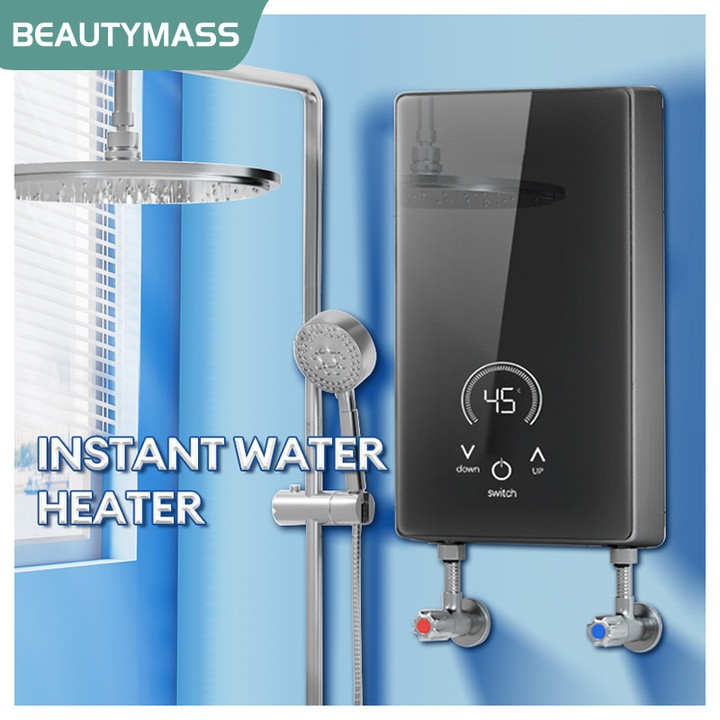 BTY Heater Shower Set for Bathroom Instant Hot Shower Heater Water ...