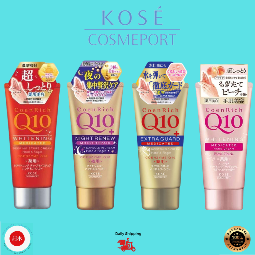 Kose Q10 CoenRich Whitening Hand Cream Japan Shopee Philippines