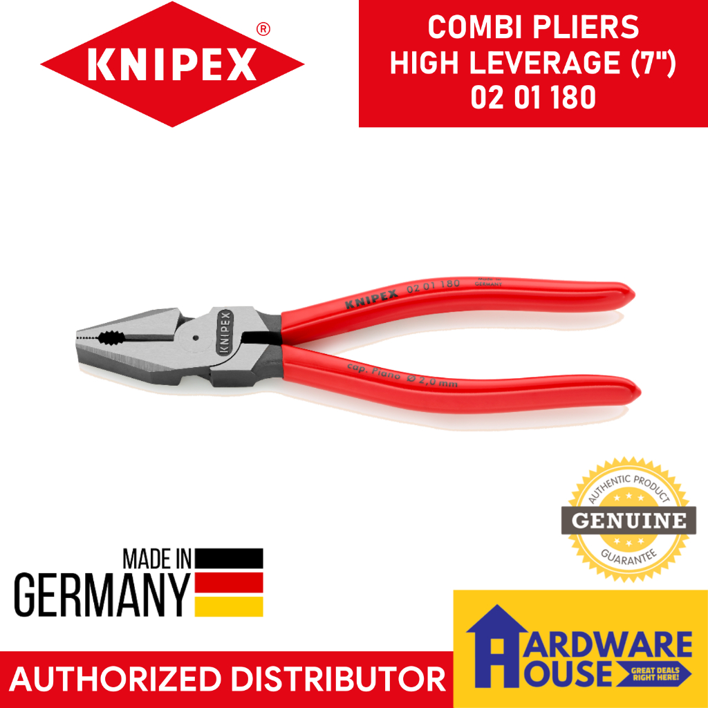 ORIGINAL KNIPEX High Leverage Classic Combi Pliers Linesman Combination