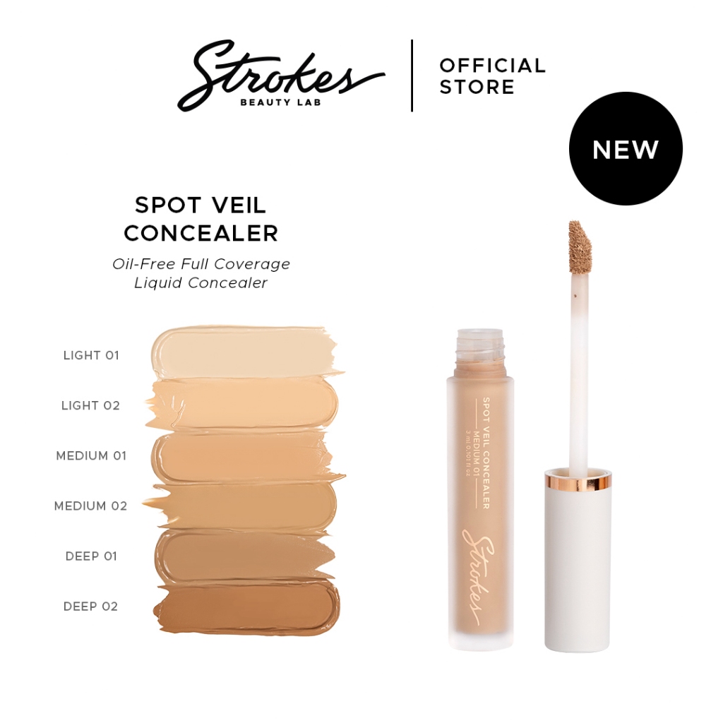 Strokes Spot Veil Concealer [OilFree Matte Liquid Concealer] Shopee