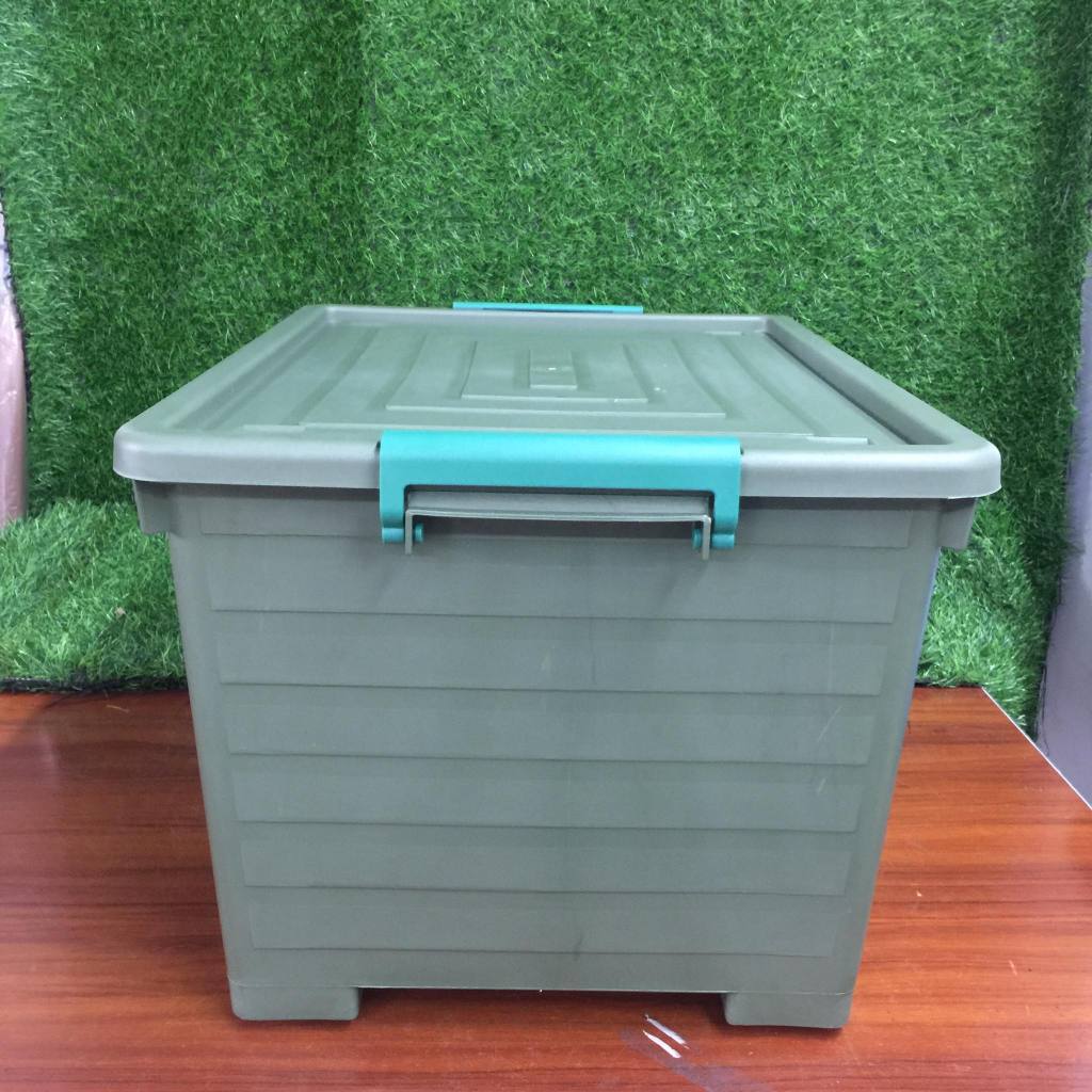 65L Heavy Duty Storage box with wheels and handle/storage(/basket ...