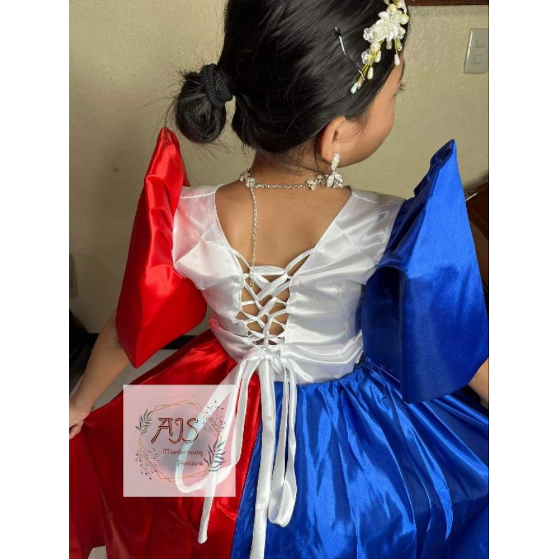 Maria Flag Inspired Gown | Shopee Philippines