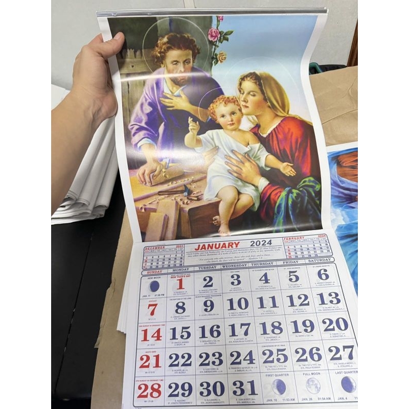 Holy Family Calendar 2024 (Budget Price) Shopee Philippines