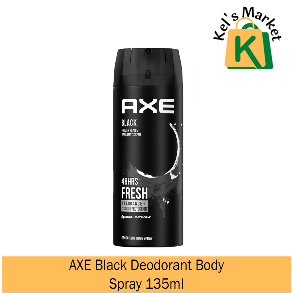 Axe black best sale deodorant body spray