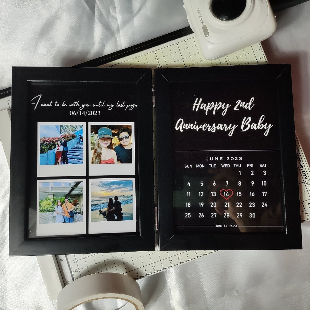 Customized Double Picture Frame - 5 Layouts Available - Perfect Gift ...