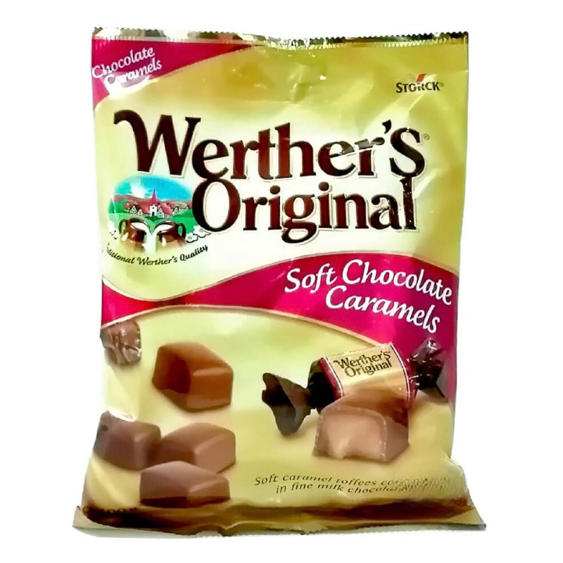 Werther's Original Soft Chocolate Caramels Candy 100g Shopee Philippines