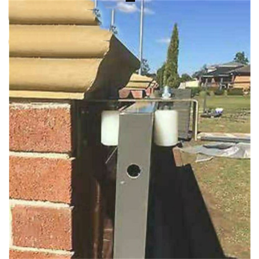 Sliding Gate End Stopper Catcher with Rubber, Galvanized Steel coated ...