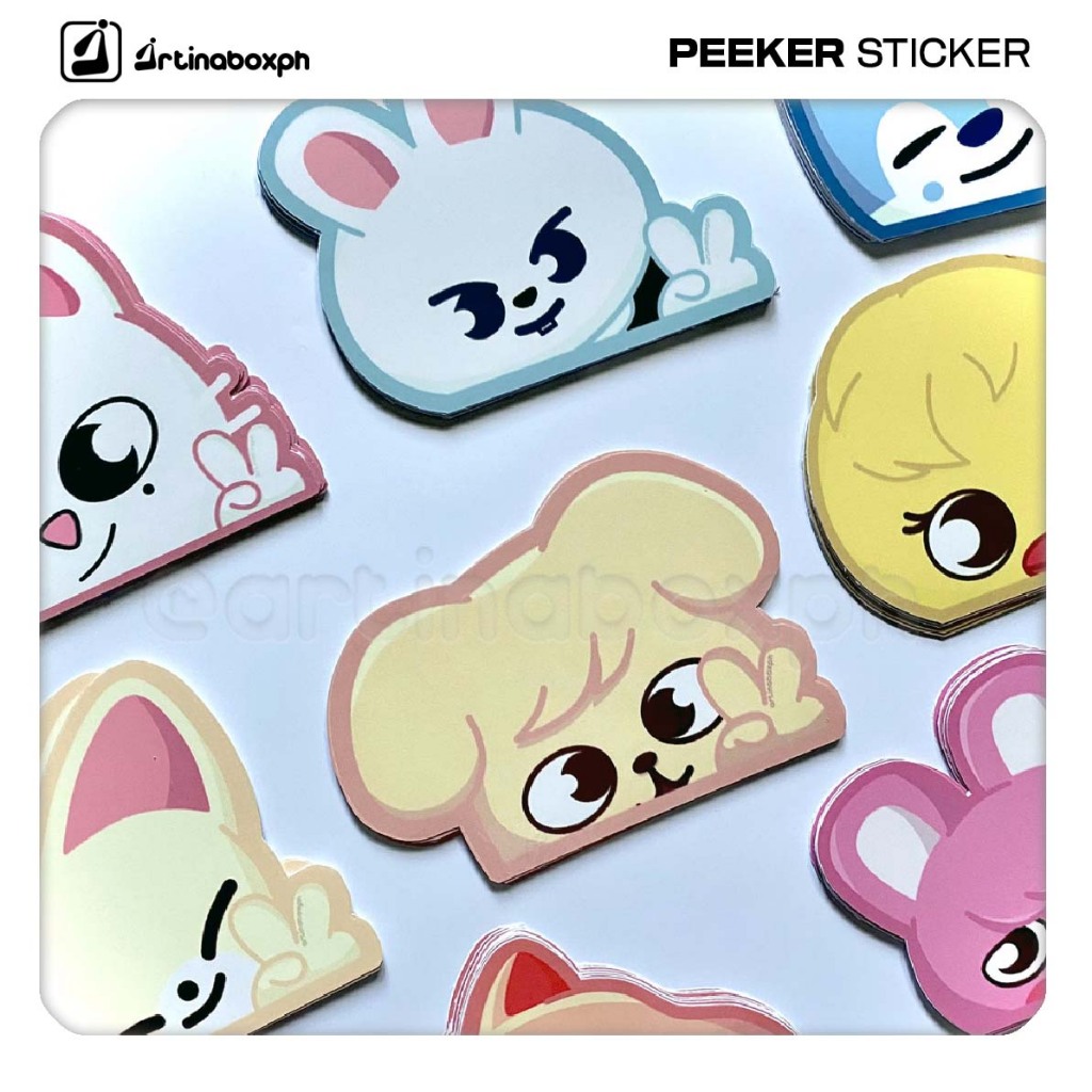 Skzoo Set - Stray Kids Waterproof Peeker Sticker Set by ArtinaboxPH ...